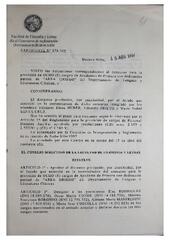 Libro de Resoluciones del Consejo Directivo de abril junio de 1997. (Res. 3715-3964). 