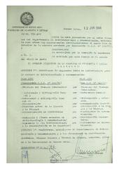 Resolución n°76 del Consejo Directivo del día 12 de junio de 1986.