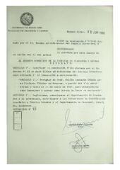 Resolución n°78 del Consejo Directivo del día 12 de junio de 1986.