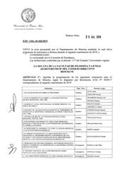 Resolución n°2223 del Consejo Directivo del día 25 de julio de 2019.