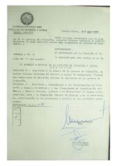 Resolución n°43 del Consejo Directivo del día 27 de mayo de 1986.