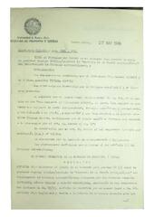 Resolución n°54 del Consejo Directivo del día 27 de mayo de 1986.