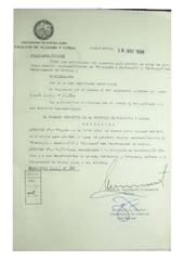 Resolución n°30 del Consejo Directivo del día 19 de mayo de 1986.