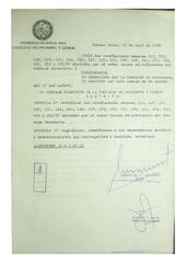 Resolución n°35 del Consejo Directivo del día 27 de mayo de 1986.