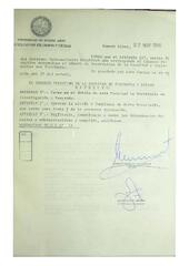 Resolución n°33 del Consejo Directivo del día 27 de mayo de 1986.