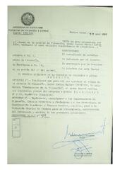 Resolución n°44 del Consejo Directivo del día 27 de mayo de 1986.