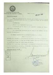 Resolución n°31 del Consejo Directivo del día 19 de mayo de 1986.