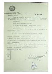 Resolución n°29 del Consejo Directivo del día 19 de mayo de 1986.