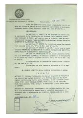 Resolución n°58 del Consejo Directivo del día 27 de mayo de 1986.