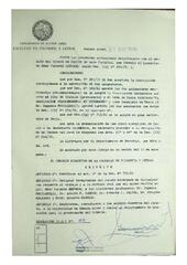 Resolución n°38 del Consejo Directivo del día 27 de mayo de 1986.