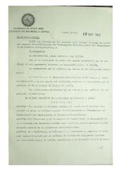 Resolución n°24 del Consejo Directivo del día 19 de mayo de 1986.