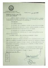 Resolución n°14 del Consejo Directivo del día 29 de abril de 1986.