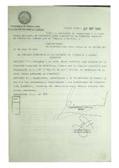 Resolución n°57 del Consejo Directivo del día 27 de mayo de 1986.