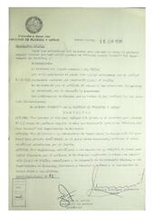 Resolución n°82 del Consejo Directivo del día 12 de junio de 1986.