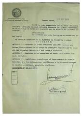 Libro de Resoluciones del Consejo Directivo de agosto a octubre de 1988. (Res. 1001-1124)