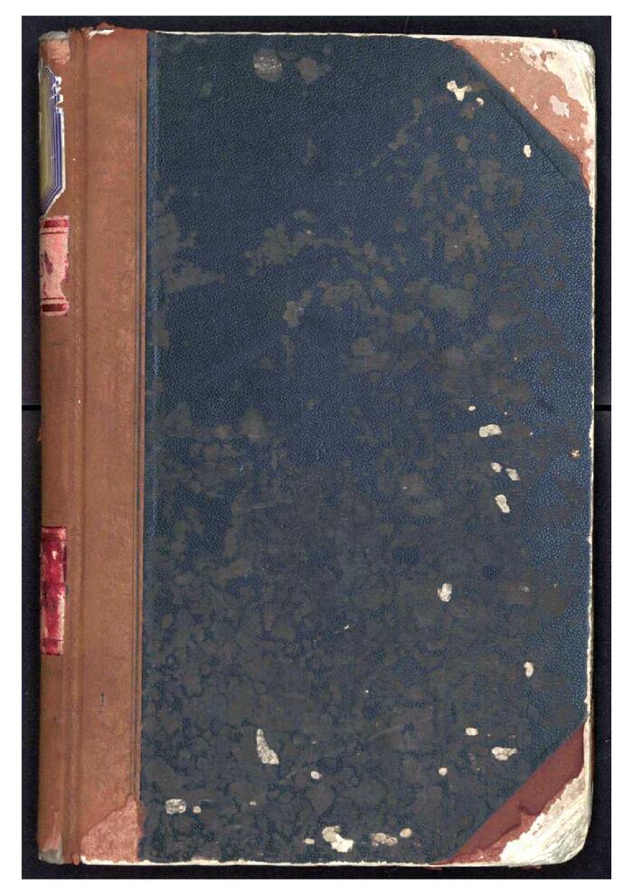 Libro de Resoluciones del Consejo Directivo, desde la 1° Sesión de 1896 hasta la Sesión 113°  de 1909